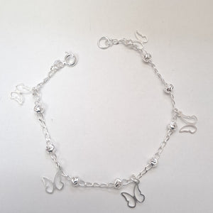 PULSERA TEJIDO ESPECIAL PLATA .925 18 CM 2.8 GR (NUEVO)