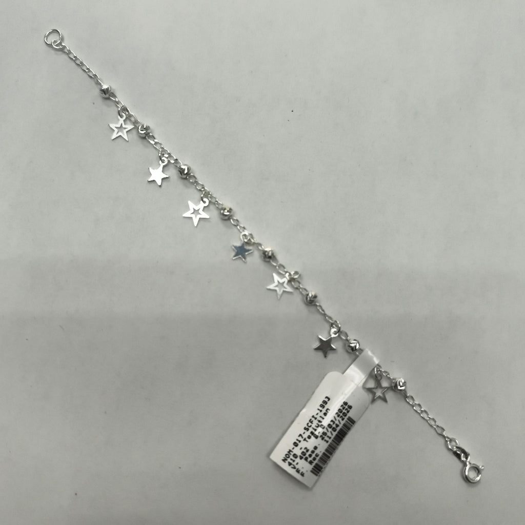 PULSERA TEJIDO ESPECIAL PLATA .925 18 CM 3.1 GR (NUEVO)