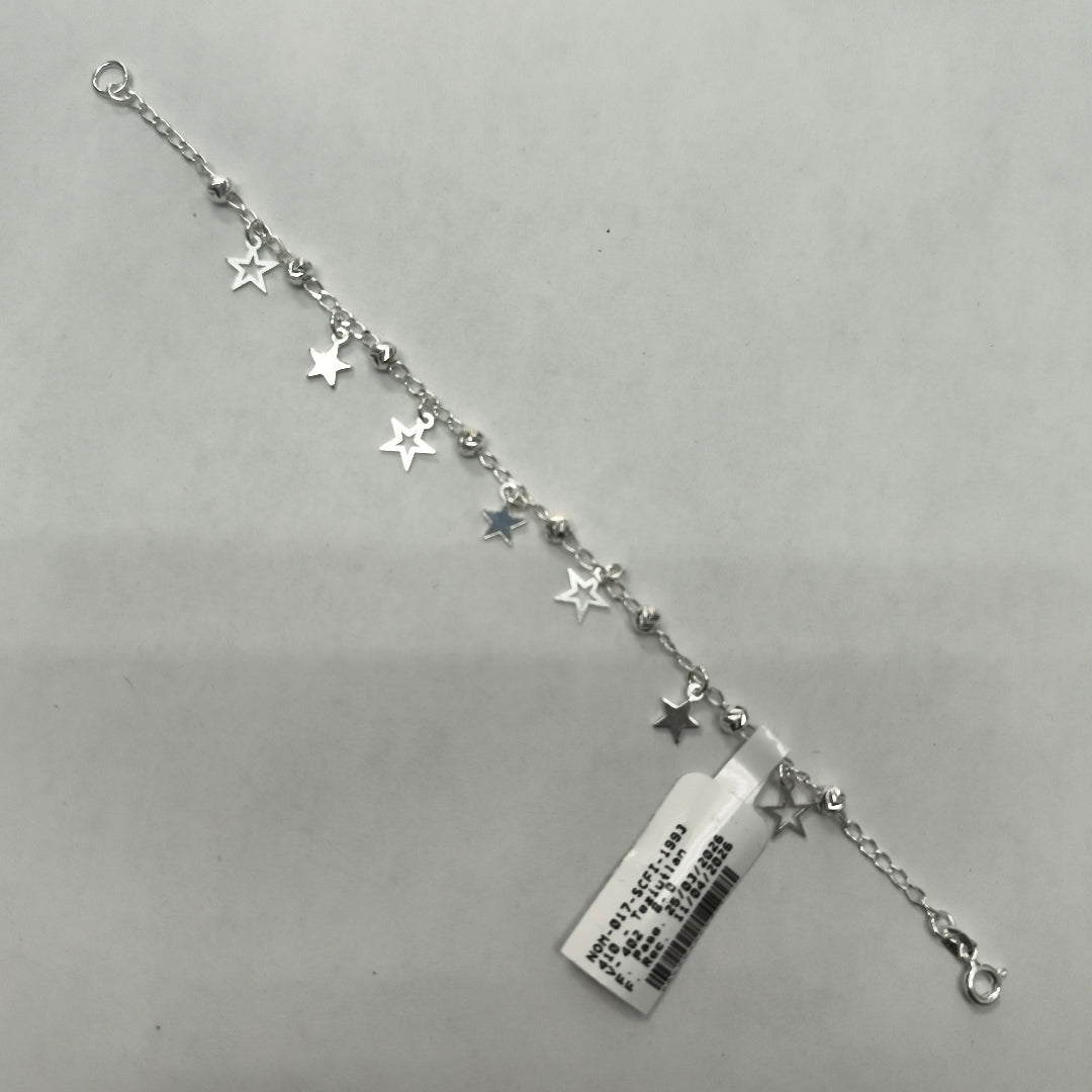 PULSERA TEJIDO ESPECIAL PLATA .925 18 CM 3.1 GR (NUEVO)