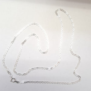 CADENA TEJIDO GUCHI PLATA .925 60 CM 3.7 GR (NUEVO)