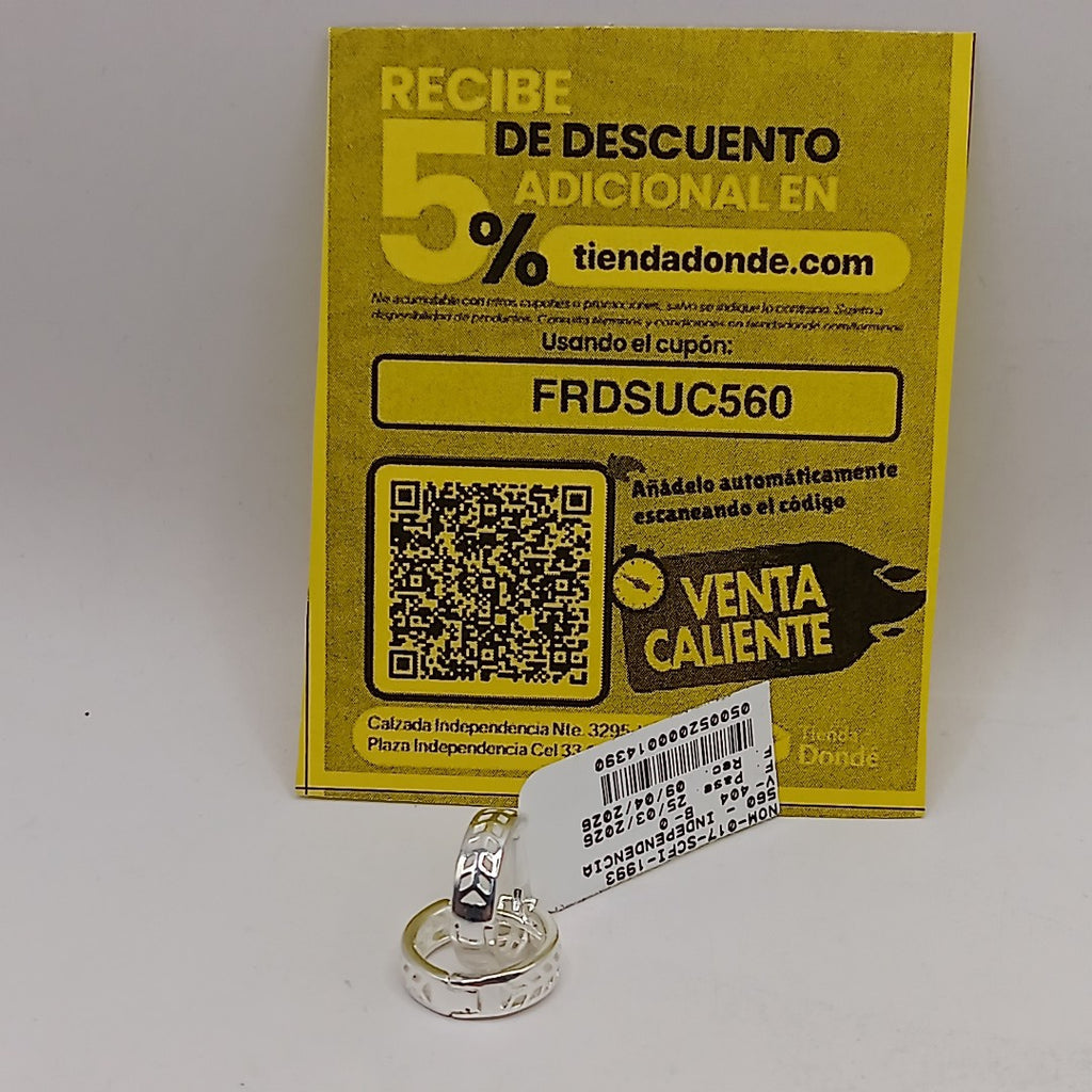ARRACADAS PLATA .925 2.4 GR (NUEVO)