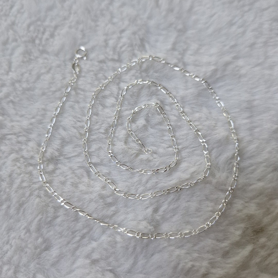 CADENA TEJIDO 1X1 PLATA .925 55 CM 3.2 GR (NUEVO)