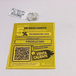 ARRACADAS PLATA .925 3.2 GR (NUEVO)