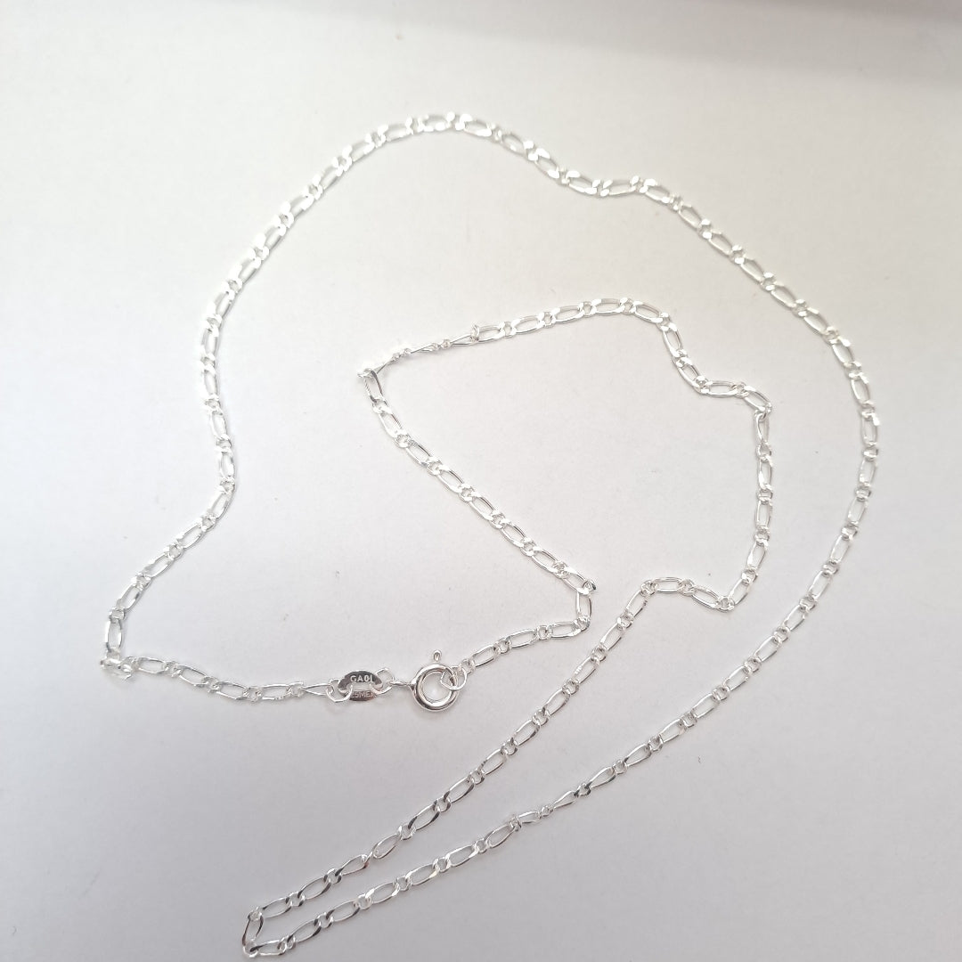 CADENA TEJIDO 1X1 PLATA .925 55 CM 3.3 GR (NUEVO)
