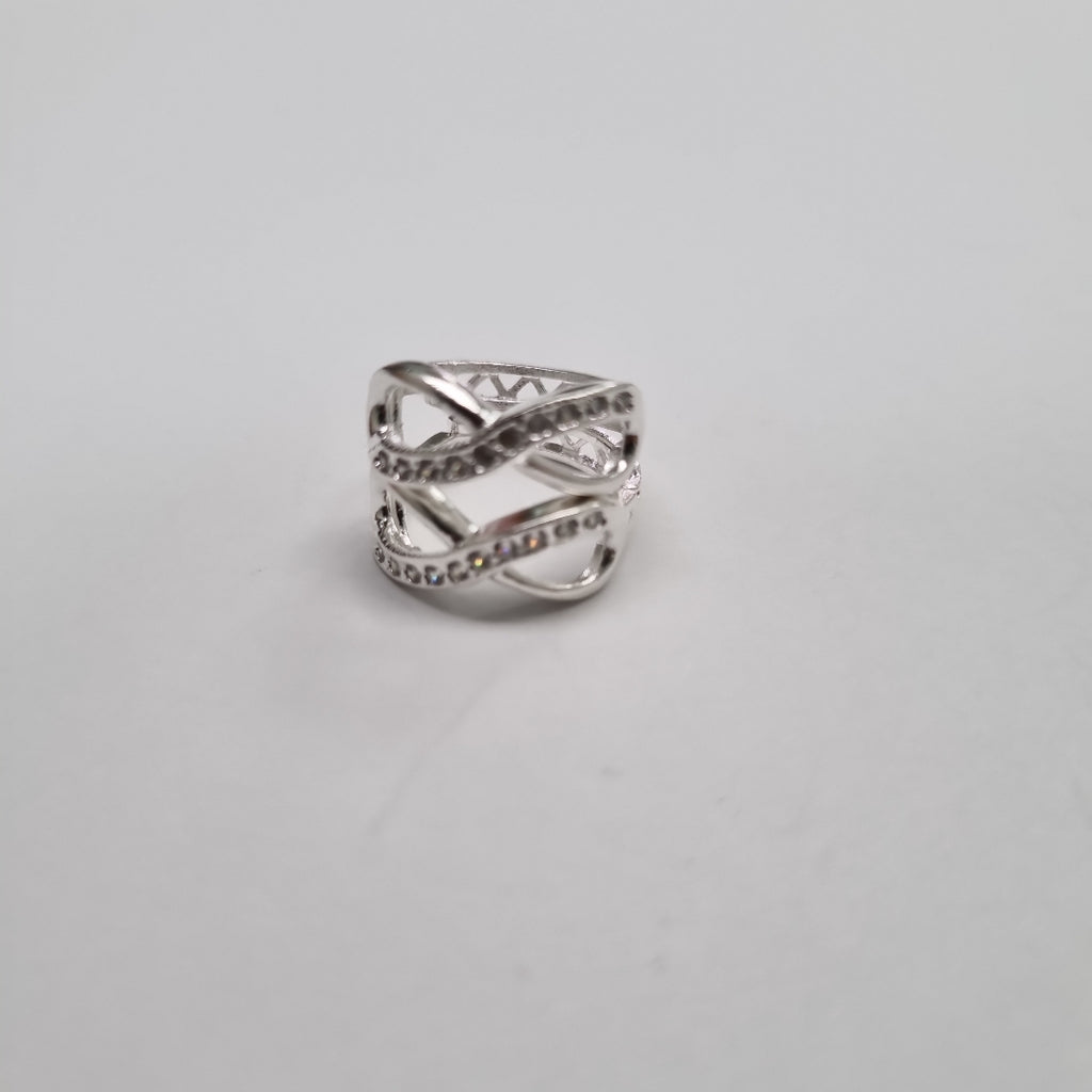 HUGGIES INFINITO CIRCONIAS PLATA .925 2.4 GR (NUEVO)