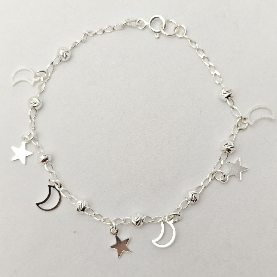 PULSERA TEJIDO TEJIDO ESPECIAL PLATA .925 18 CM 3.1 GR (NUEVO)