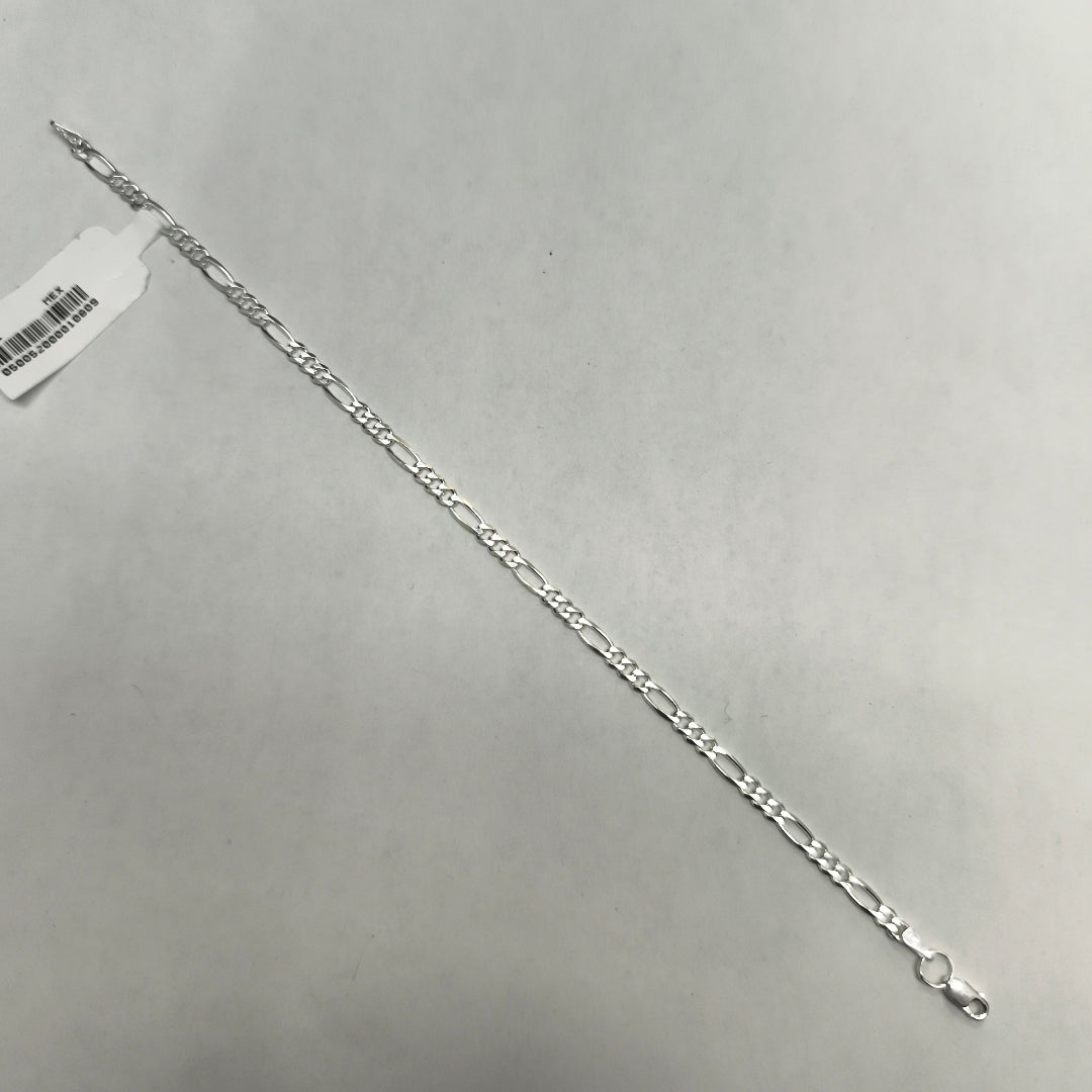 PULSERA TEJIDO 3X1 PLATA .925 18 CM 3 GR (NUEVO)