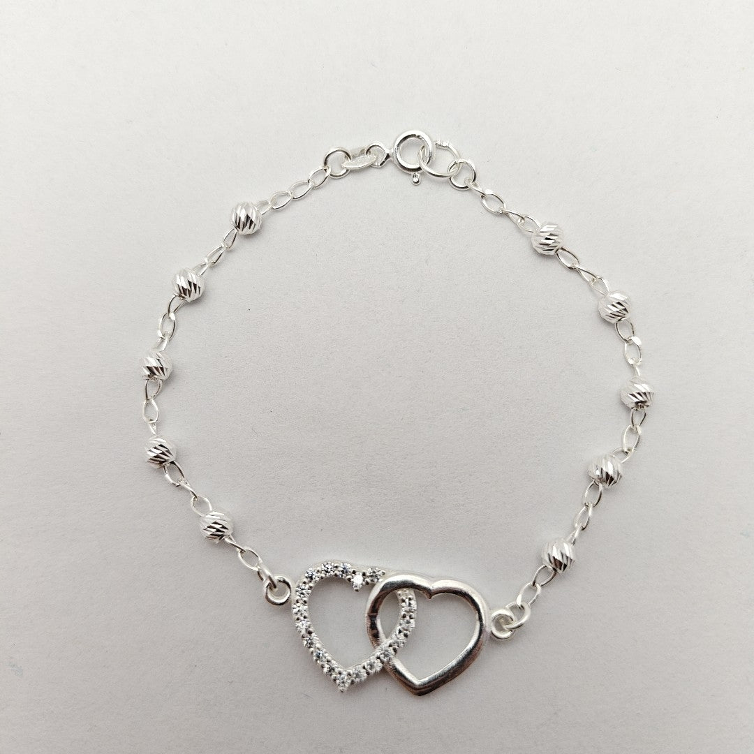 PULSERA TEJIDO TEJIDO ESPECIAL PLATA .925 18 CM 4 GR (NUEVO)