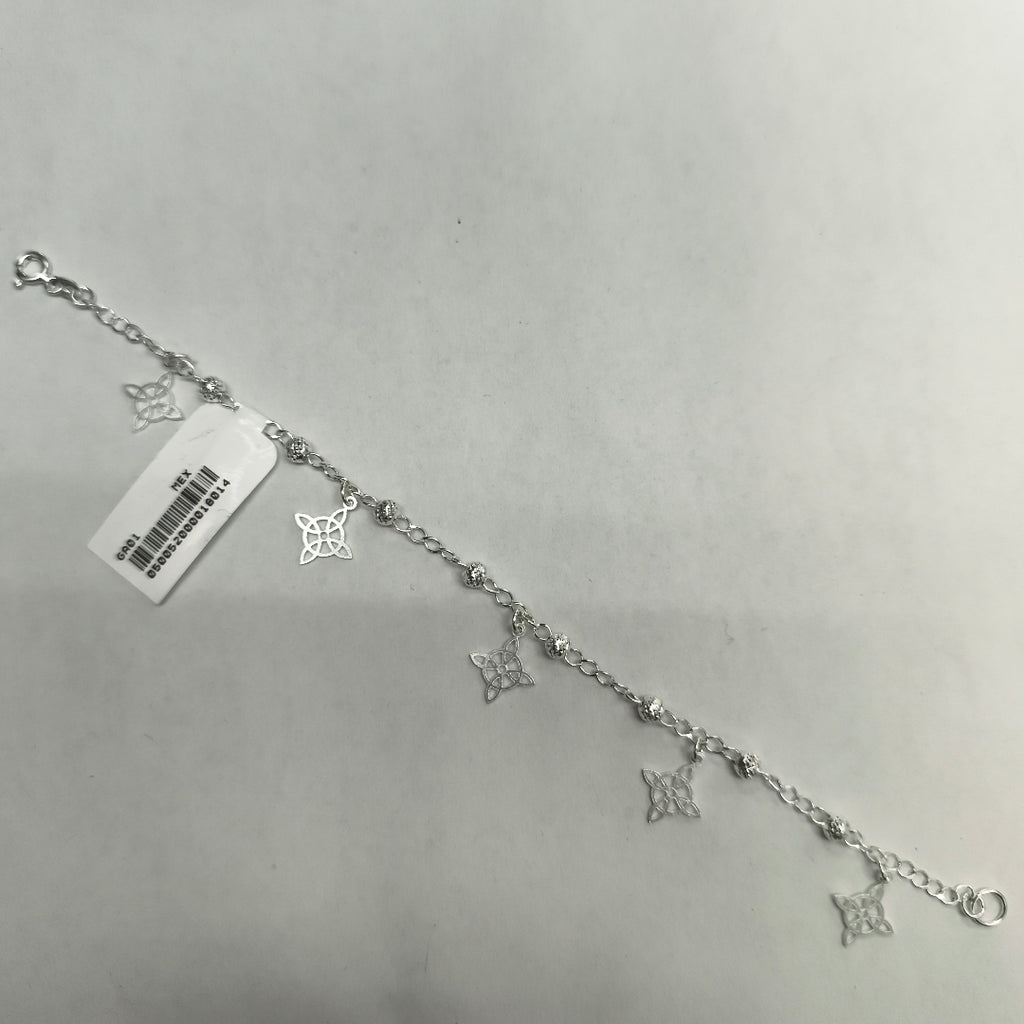 PULSERA TEJIDO ESPECIAL PLATA .925 18 CM 3.2 GR (NUEVO)