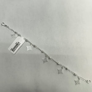 PULSERA TEJIDO ESPECIAL PLATA .925 18 CM 3.2 GR (NUEVO)