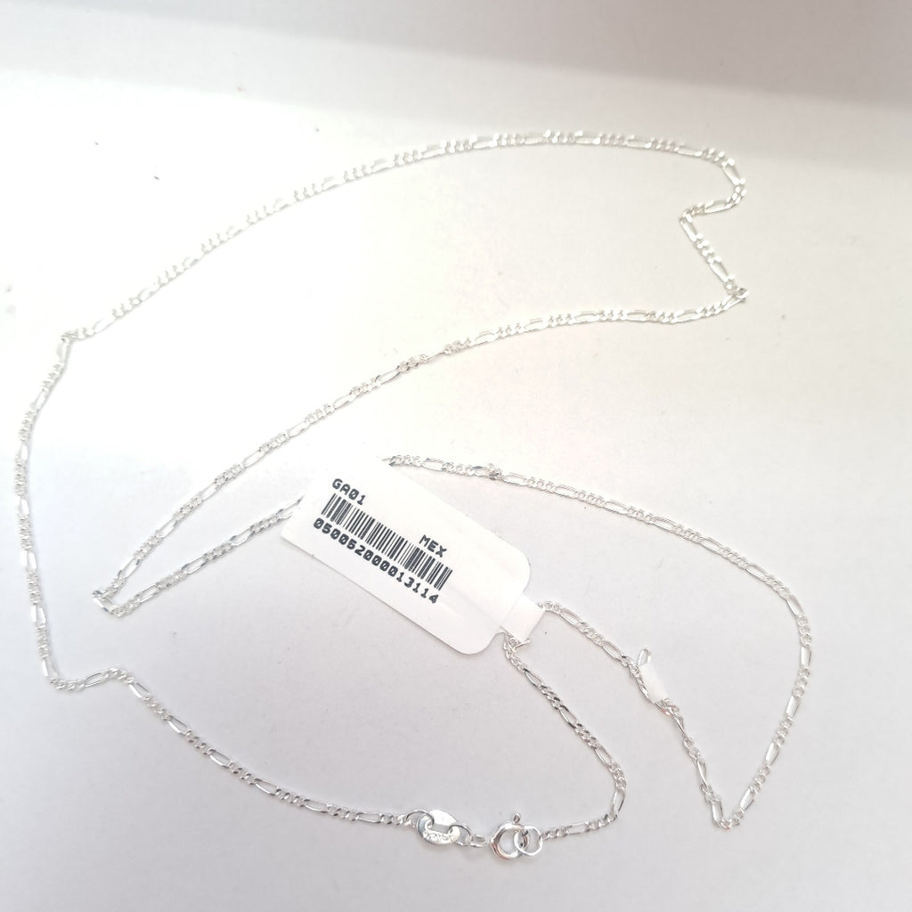 CADENA TEJIDO 3X1 PLATA .925 55 CM 2.3 GR (NUEVO)