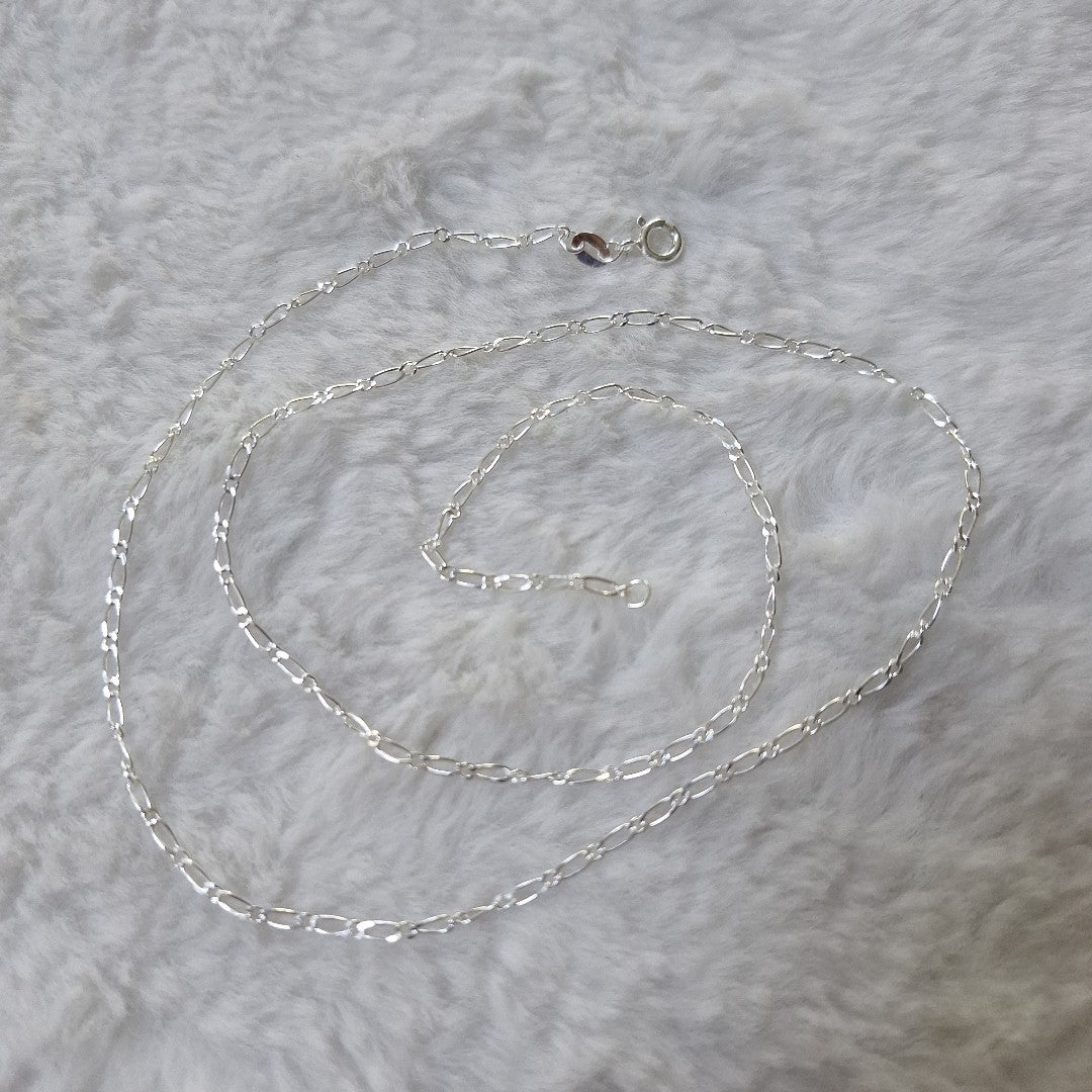 CADENA TEJIDO 1X1 PLATA .925 55 CM 3.3 GR (NUEVO)