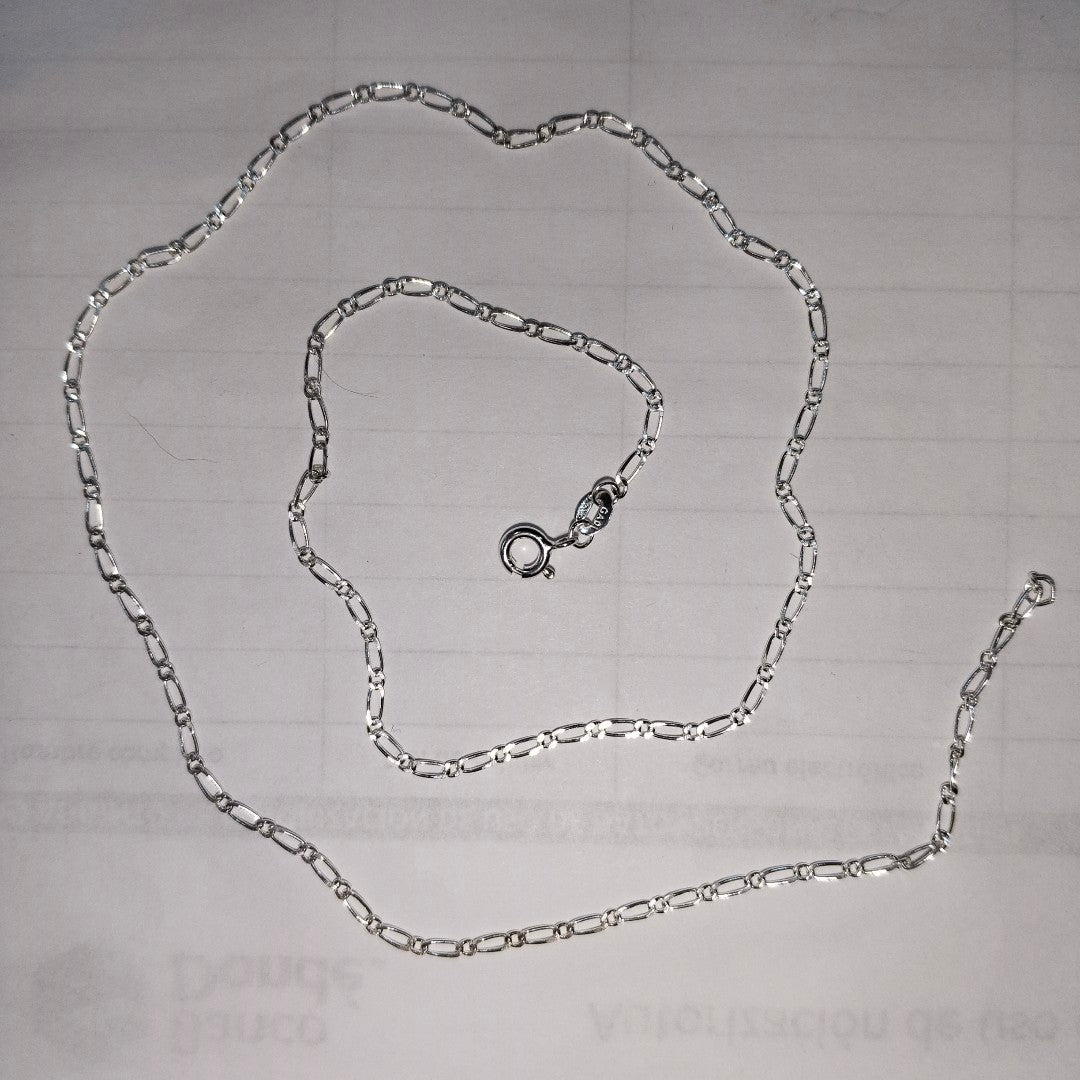 CADENA TEJIDO 1X1 PLATA .925 50 CM 2.9 GR (NUEVO)