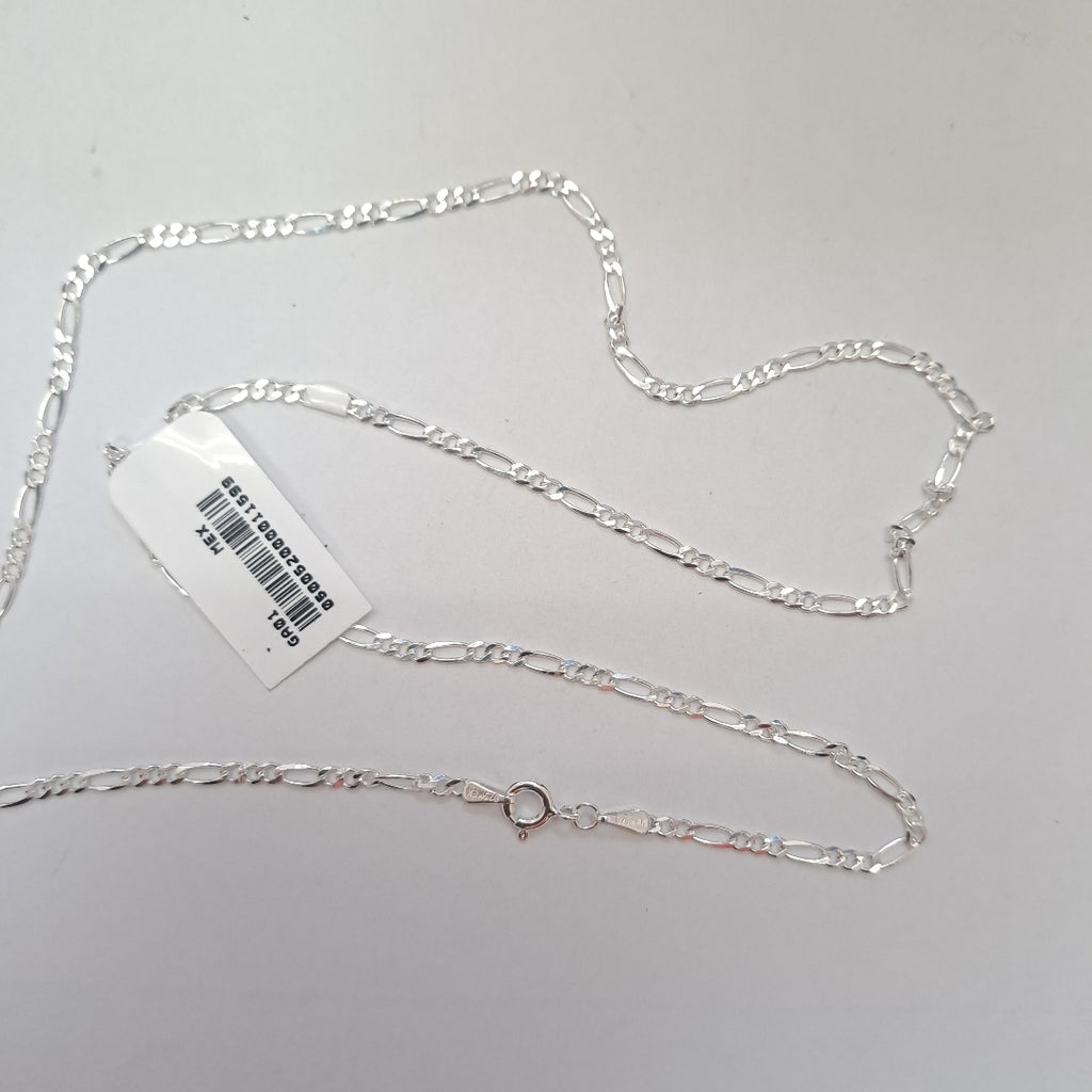 CADENA TEJIDO 3X1 PLATA .925 55 CM 4.3 GR (NUEVO)
