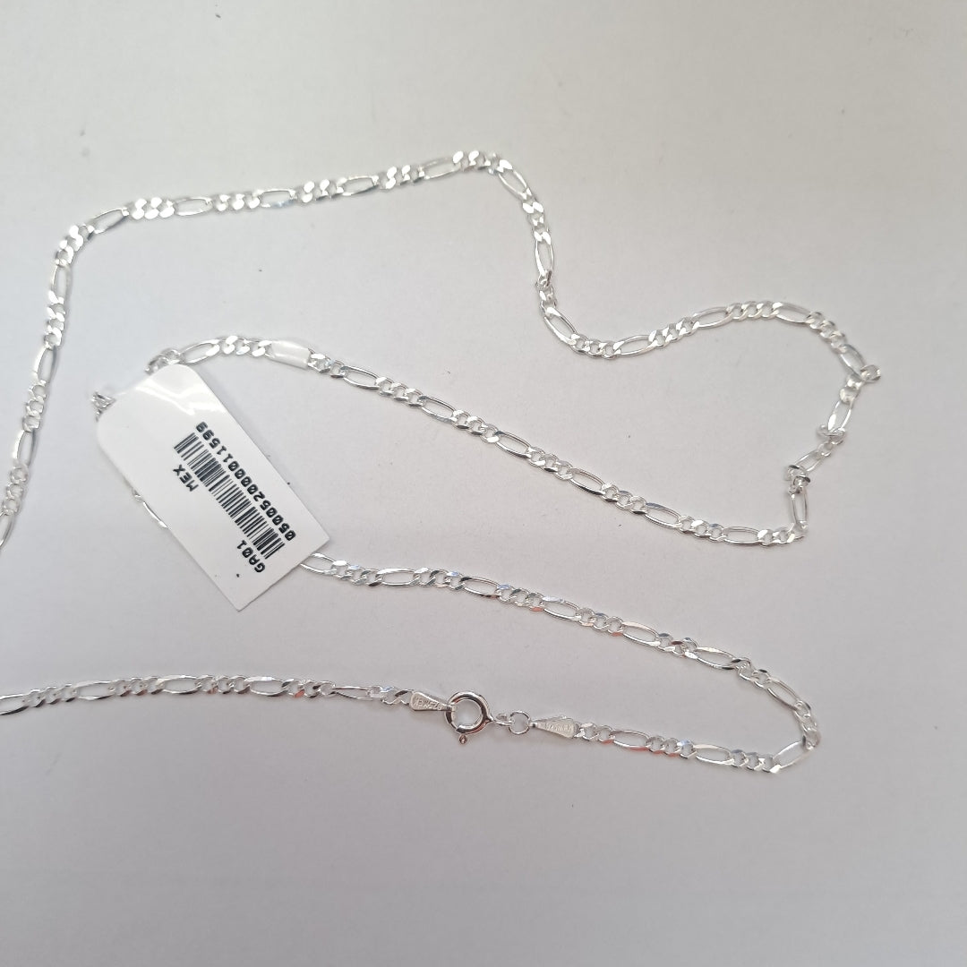 CADENA TEJIDO 3X1 PLATA .925 55 CM 4.3 GR (NUEVO)
