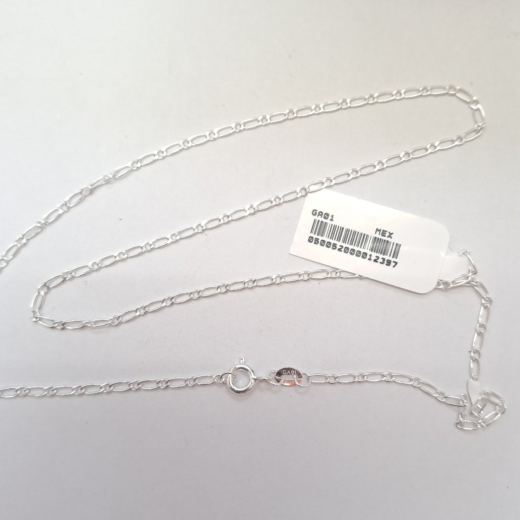 CADENA TEJIDO 1X1 PLATA .925 50 CM 3 GR (NUEVO)