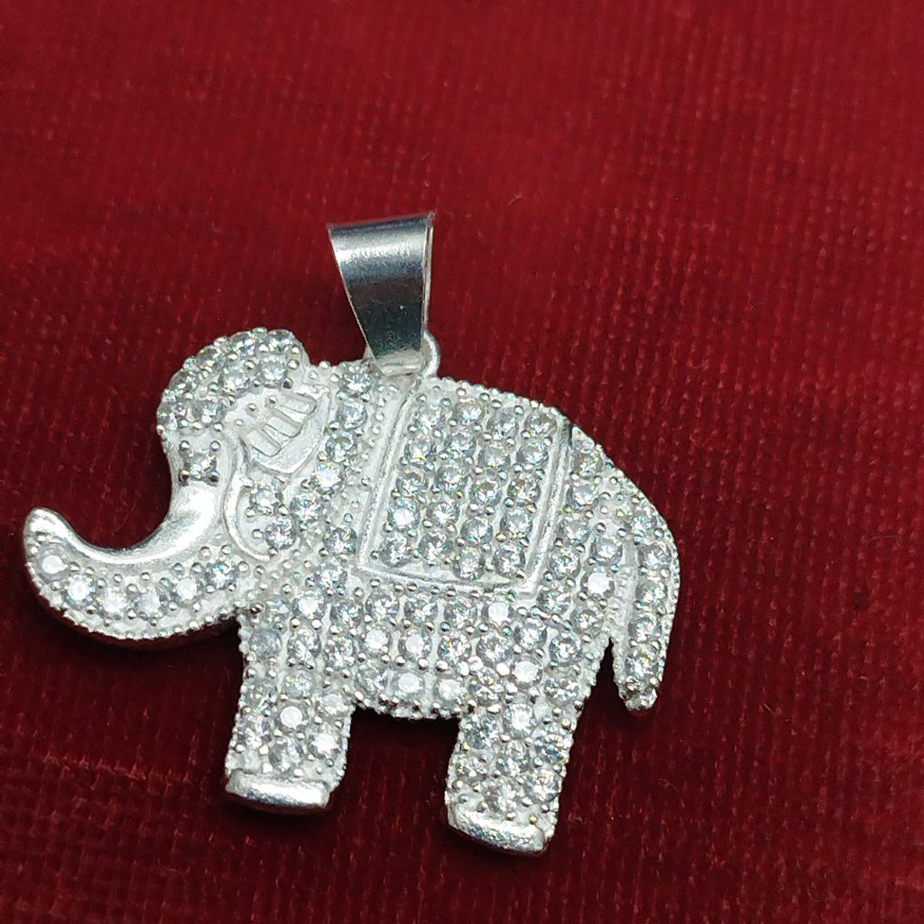 DIJE ELEFANTE C/CIRCONIAS PLATA .925 5.2 GR (NUEVO)