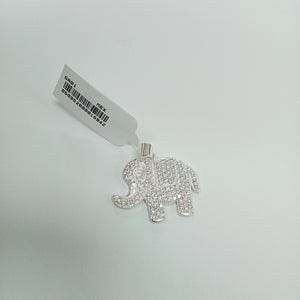 DIJE ELEFANTE C/CIRCONIAS PLATA .925 5 GR (NUEVO)
