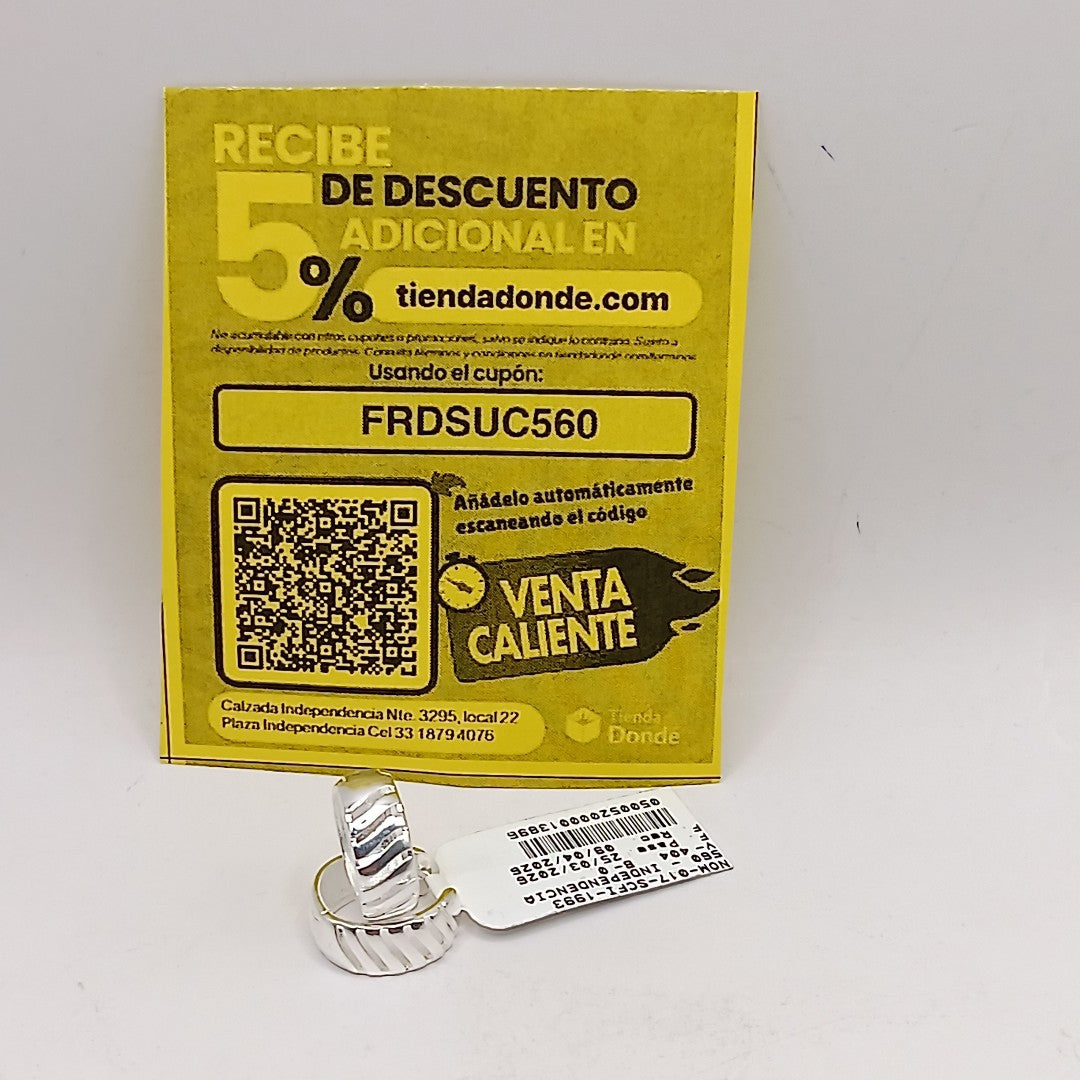 HUGGIES GRECAS PLATA .925 3.4 GR (NUEVO)