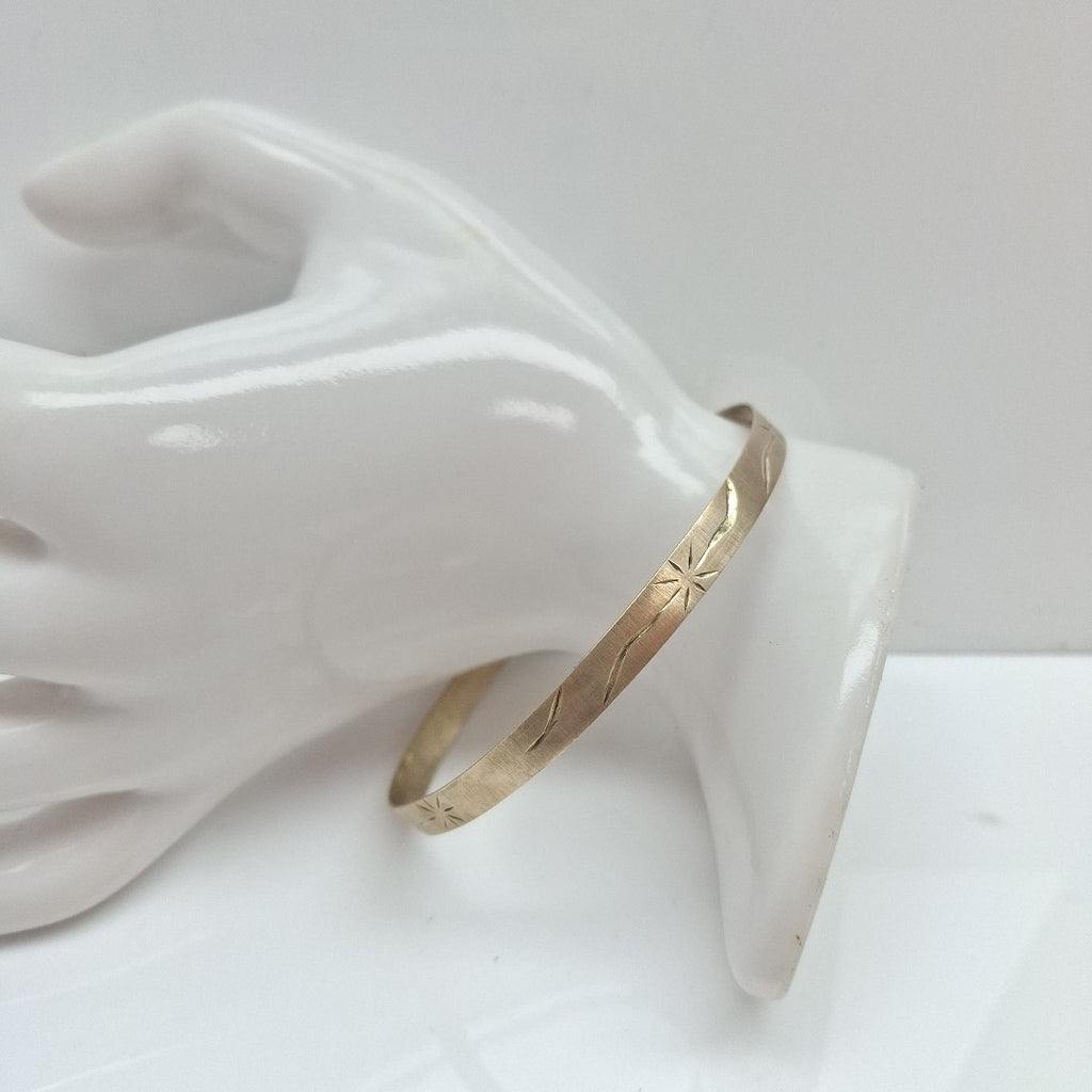 PULSERA RIGIDA ORO 10 K 8,00 GRMS (SEMINUEVO)