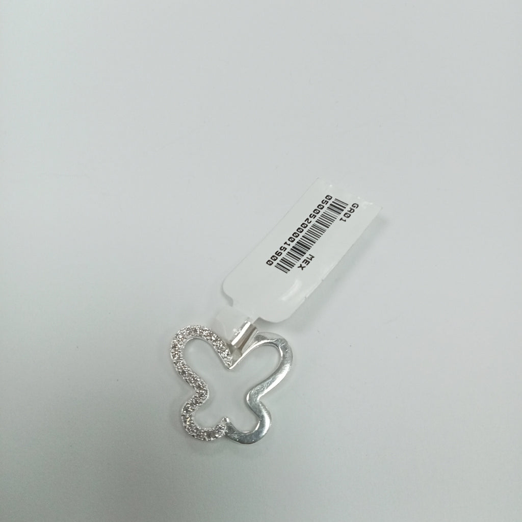 DIJE MARIPOSA C/CIRCONIAS PLATA .925 2.4 GR (NUEVO)