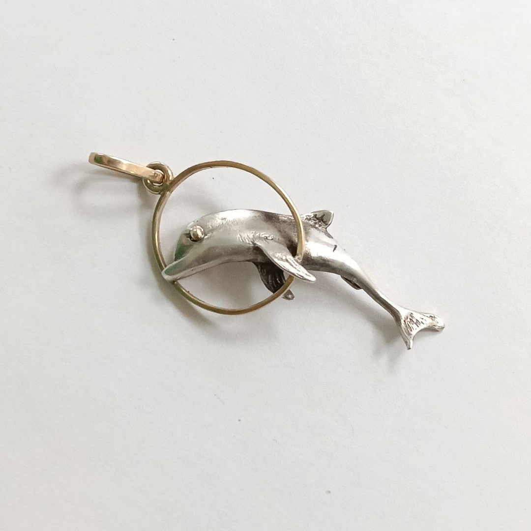 DIJE ORO,PLATA 14 K 1,30 GRMS (SEMINUEVO)