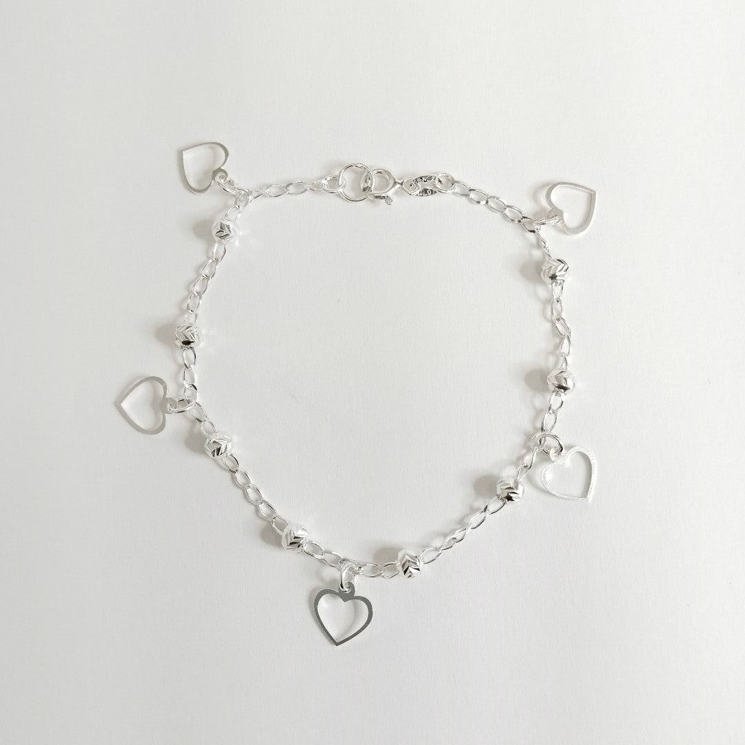 PULSERA TEJIDO ESPECIAL PLATA .925 18 CM 2.7 GR (NUEVO)