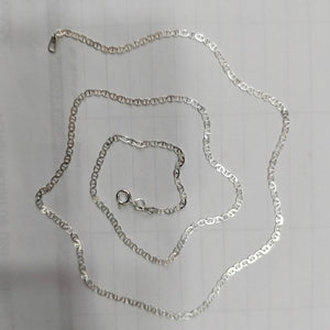 CADENA TEJIDO GUCHI PLATA .925 60 CM 3.8 GR (NUEVO)