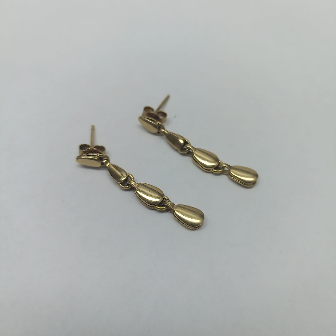 ARETES PAR ORO 14 K 3,00 GRMS (SEMINUEVO)