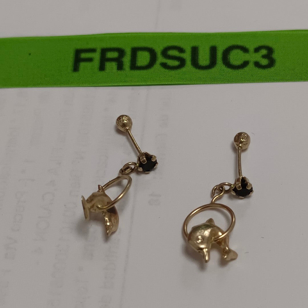 ARETES PAR ORO 14 K 0,70 GRMS (SEMINUEVO)