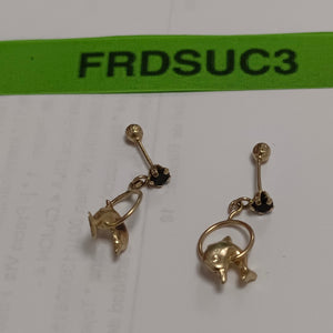 ARETES PAR ORO 14 K 0,70 GRMS (SEMINUEVO)