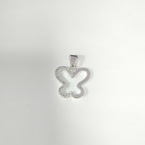DIJE MARIPOSA C/CIRCONIAS PLATA .925 2.3 GR (NUEVO)