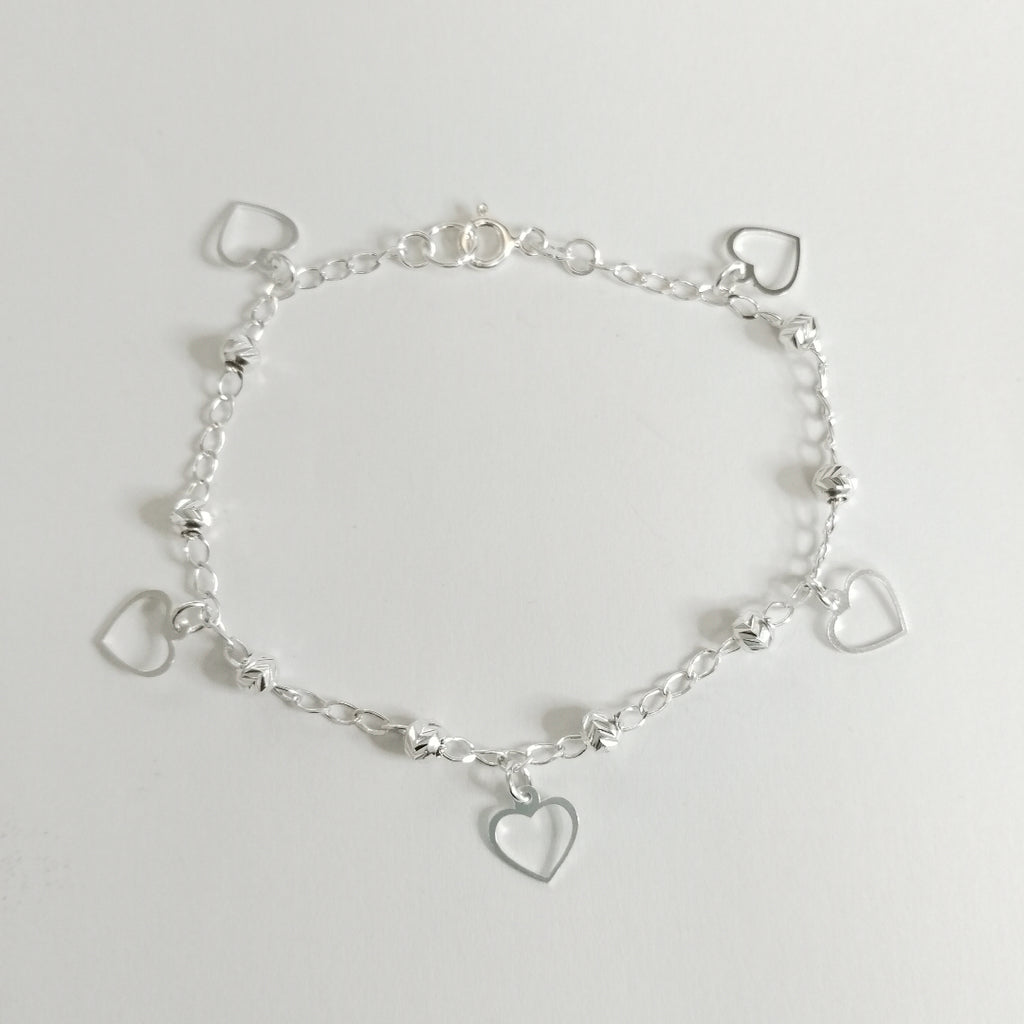 PULSERA TEJIDO ESPECIAL PLATA .925 18 CM 2.6 GR (NUEVO)