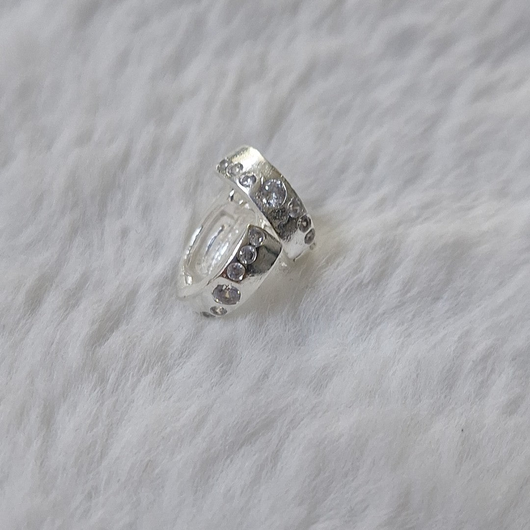 ARRACADAS C/CIRCONIAS PLATA .925 2.1 GR (NUEVO)