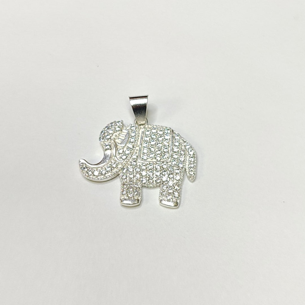 DIJE ELEFANTE C/CIRCONIAS PLATA .925 5.1 GR (NUEVO)