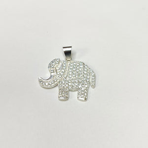 DIJE ELEFANTE C/CIRCONIAS PLATA .925 5.1 GR (NUEVO)