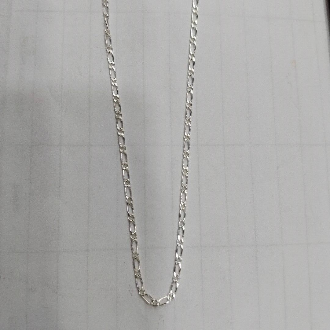 CADENA TEJIDO 1X1 PLATA .925 55 CM 3.3 GR (NUEVO)
