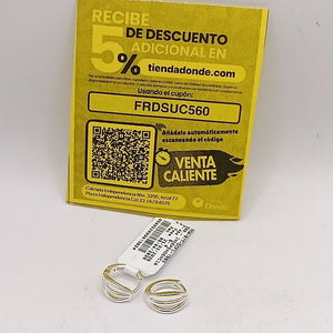 HUGGIES PLATA .925 2.7 GR (NUEVO)