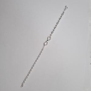 PULSERA TEJIDO INFINITO PLATA .925 18 CM 2.3 GR (NUEVO)