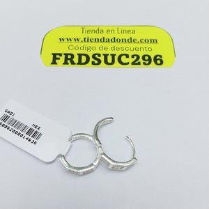 ARRACADAS C/CIRCONIAS PLATA .925 2.5 GR (NUEVO)