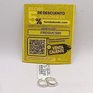 ARRACADAS ESPECIAL PLATA .925 2.9 GR (NUEVO)