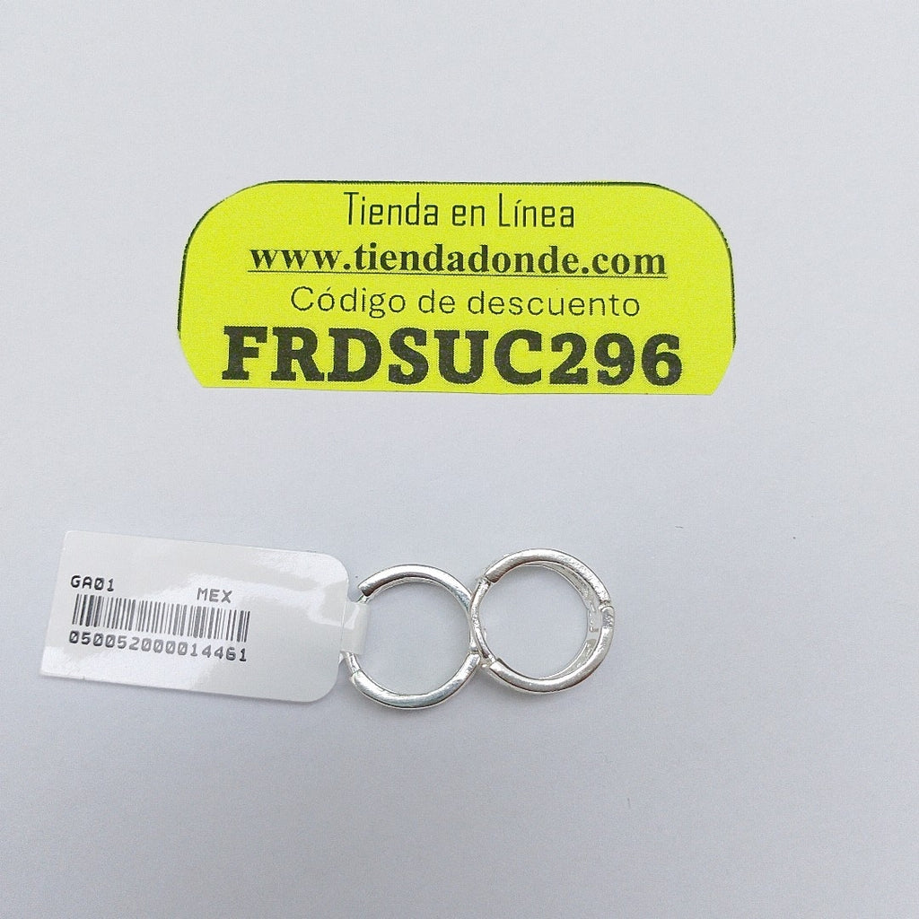 ARRACADAS PLATA .925 2.5 GR (NUEVO)