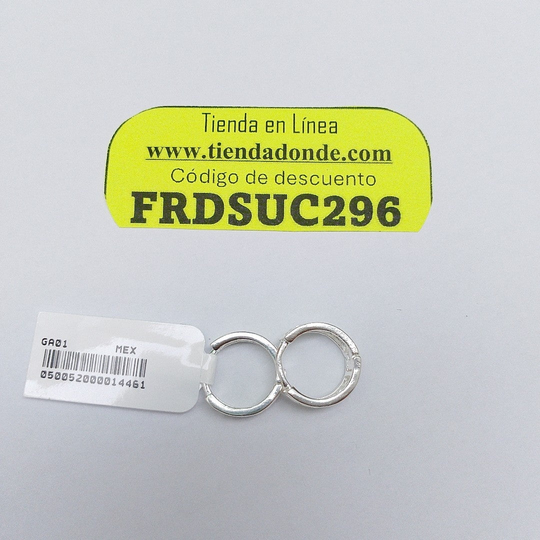 ARRACADAS PLATA .925 2.5 GR (NUEVO)