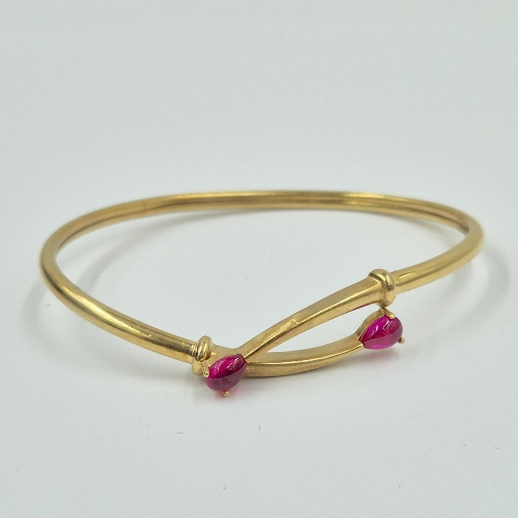 PULSERA RIGIDA ORO 14 K 7.5 GRMS (SEMINUEVO)