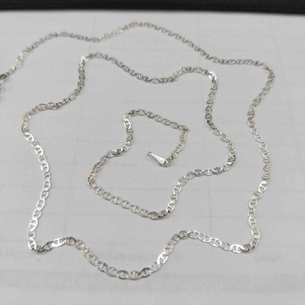CADENA TEJIDO GUCHI PLATA .925 60 CM 3.8 GR (NUEVO)