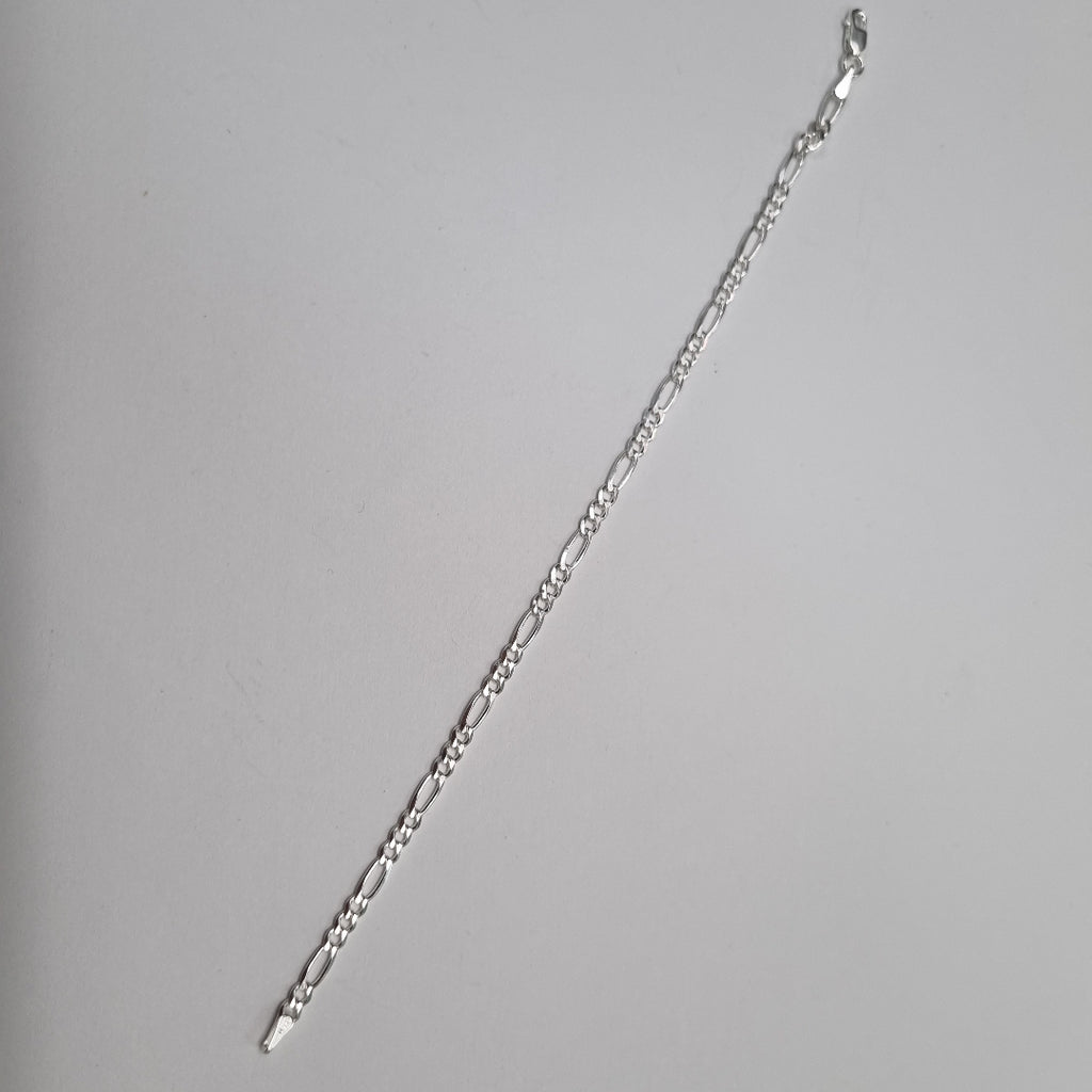 PULSERA TEJIDO 3X1 PLATA .925 18 CM 2.8 GR (NUEVO)