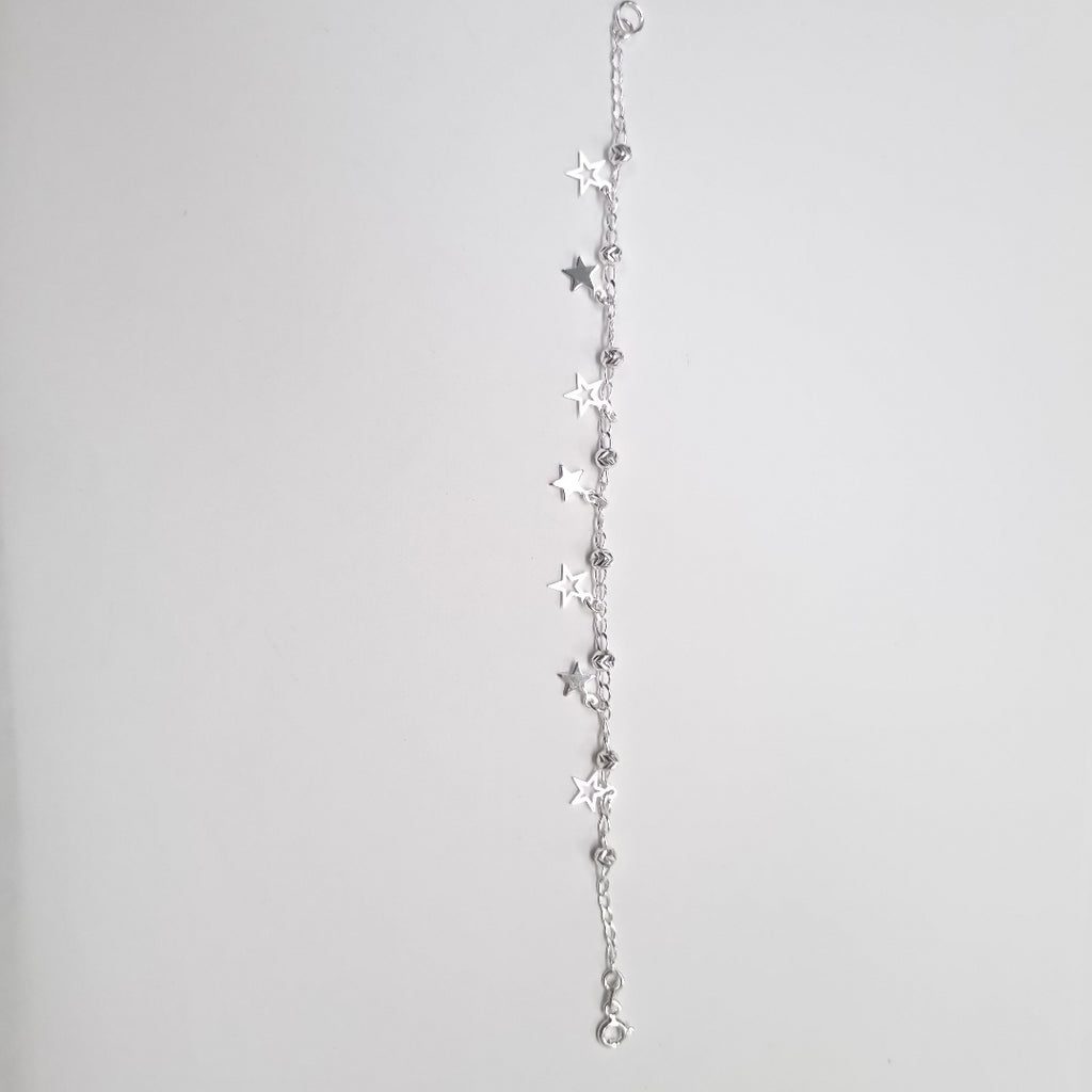 PULSERA TEJIDO ESPECIAL PLATA .925 18 CM 3.1 GR (NUEVO)