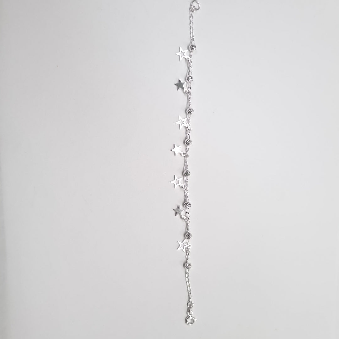 PULSERA TEJIDO ESPECIAL PLATA .925 18 CM 3.1 GR (NUEVO)