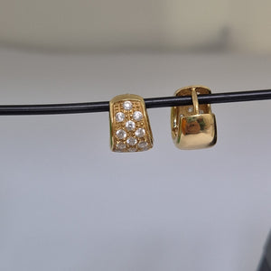 ARRACADAS PAR ORO 14 K 6,00 GRMS (SEMINUEVO)