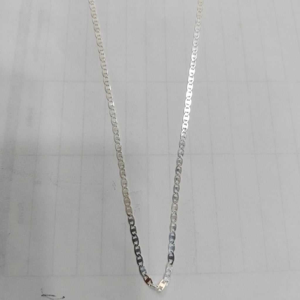CADENA TEJIDO ESPEJO PLATA .925 55 CM 3.8 GR (NUEVO)